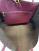 Tory Burch Bordeaux Red Leather Top Handle Logo Detail Clip clasp Tote Bag Bordeaux Red