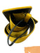 Polo Ralph Lauren Marigold Yellow Satin Square Buckle Belts Marigold Yellow / S