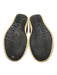 P448 Shoe Size 38 Black & Gunmetal Leather Upper Shiny High Top Lace Up Sneakers Black & Gunmetal / 38