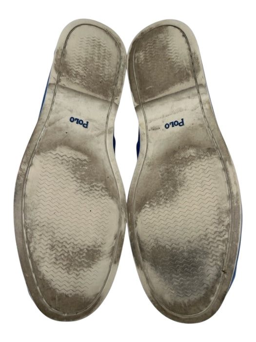 Ralph Lauren Shoe Size 11 AS IS Blue Leather Solid Boat Shoes Men's Shoes Blue / 11