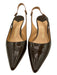 Louis Vuitton Shoe Size 36 Brown & Tan Patent Leather Pointed Toe Solid Pumps Brown & Tan / 36