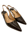 Louis Vuitton Shoe Size 36 Brown & Tan Patent Leather Pointed Toe Solid Pumps Brown & Tan / 36