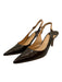 Louis Vuitton Shoe Size 36 Brown & Tan Patent Leather Pointed Toe Solid Pumps Brown & Tan / 36