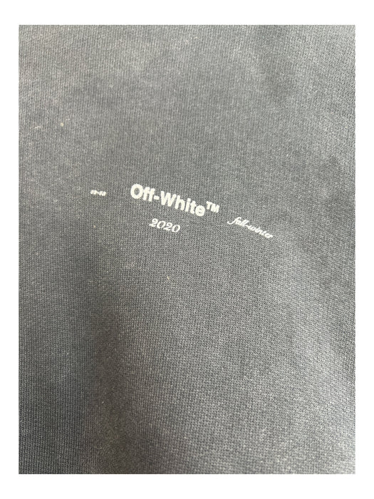 Off-White AS IS - General Wear washed black & blue Cotton ombre Hoodie Hoodie washed black & blue / M