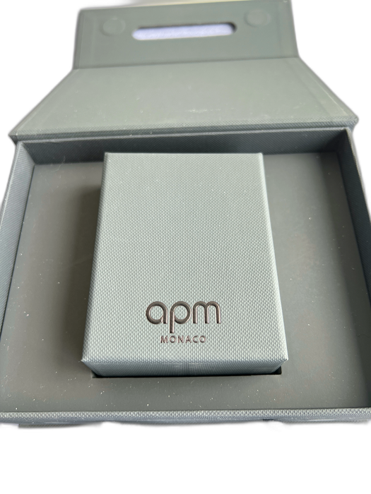 APM Monaco Red & Gold Nylon Cord 18k Gold Plated Adjustable Bracelet Red & Gold