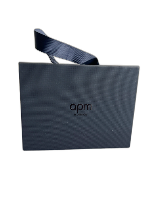 APM Monaco Red & Gold Nylon Cord 18k Gold Plated Adjustable Bracelet Red & Gold