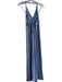 Reformation Size M Blue Tencel Ribbed Detail V Neck Spaghetti Strap Dress Blue / M