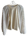 Tanya Taylor Size XS White Wool Long Sleeve Puff Sleeve Round Neck Knit Top White / XS