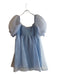 Altar'd State Size Small Baby Blue Polyester Off Shoulder Sheer Overlay Dress Baby Blue / Small