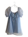 Altar'd State Size Small Baby Blue Polyester Off Shoulder Sheer Overlay Dress Baby Blue / Small