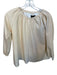 Dolce Cabo Size XS Cream Vegan Leather Leather Long sleeve top Cutoff Top Cream / XS