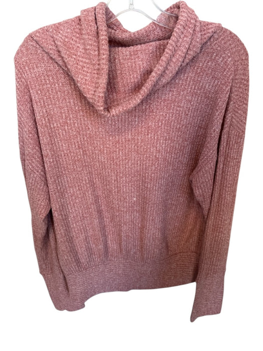 Saturday Sunday by Anthropologie Size XL Pink Rayon Blend Heathered Sweater Pink / XL