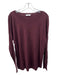 Vince Size S Maroon Wool Blend Round Neck Long Sleeve Sweater Maroon / S