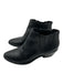 Joie Shoe Size 40 Black Leather Almond Toe Chelsea Midi Block Heel Booties Black / 40