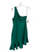 5a7 Cinq a Sept Size 8 Green Polyester Blend One Shoulder Sleeveless Dress Green / 8