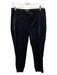 Paige Size 29 Black Cotton Blend Velvet Mid Rise Zip Ankle Pants Black / 29