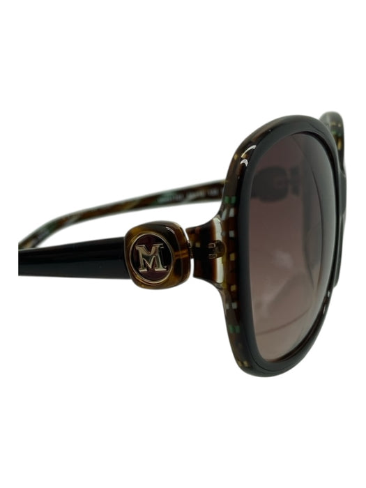 Missoni Dark Brown Acetate Logo Oversized Sunglasses Dark Brown