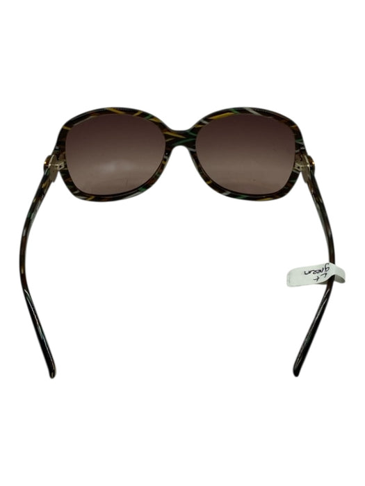 Missoni Dark Brown Acetate Logo Oversized Sunglasses Dark Brown