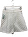 ML Monique Lhuillier Size 8 White Cotton Blend High Waist Circles Shorts White / 8