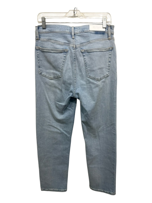 RE/DONE Size 29 Light Wash Cotton Denim Mid Rise Button Fly Pockets Jeans Light Wash / 29