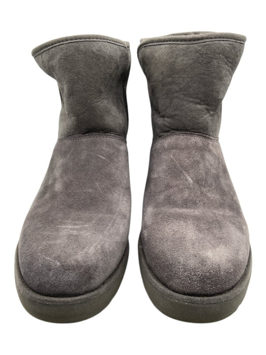 Ugg Shoe Size 10 Gray Suede Ankle High Almond Toe Boots Gray / 10