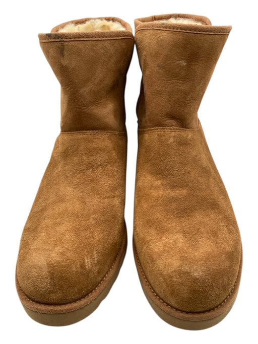 Ugg Shoe Size 10 Brown Suede Ankle High Almond Toe Boots Brown / 10