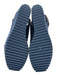 Pedro Garcia Shoe Size 40 Blue Suede Criss Cross Square Toe Wedge Sandals Blue / 40