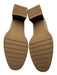 Softwaves Shoe Size 40 Taupe Suede Square Snake Embossed Block Heel Loafer Pumps Taupe / 40