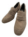 Softwaves Shoe Size 40 Taupe Suede Square Snake Embossed Block Heel Loafer Pumps Taupe / 40