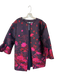 Eva Franco Size XL Purple & Red Polyester jaquard Long Bell Sleeve Coat Purple & Red / XL