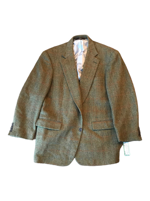 Paul Stuart Green & Multi Wool 2 Button Men's Blazer 46