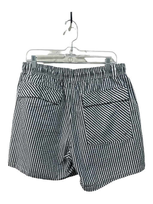 Southern Marsh NWT Size M Blue & White Cotton Blend Striped Swim Trunks Shorts M
