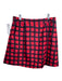 Marc By Marc Jacobs Size 6 Black & Red Silk Geometric Pleated Above knee Skirt Black & Red / 6