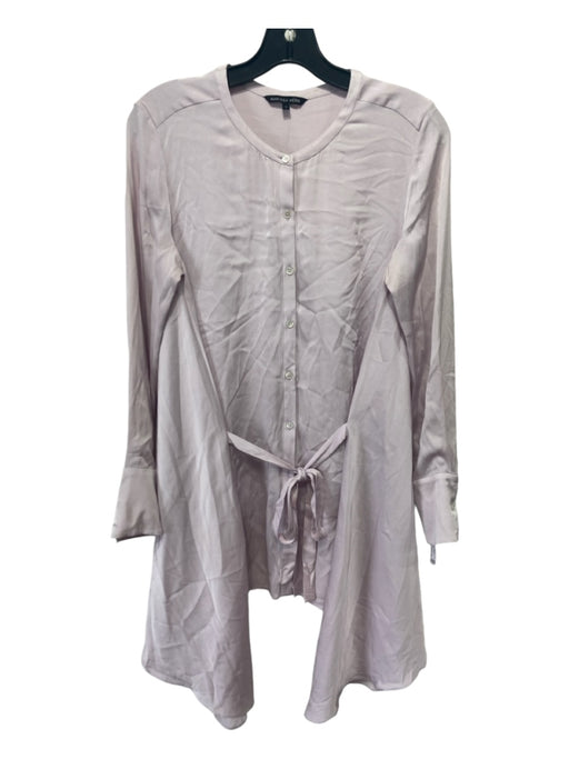 Marissa Webb Size S Light Purple Silk Button Down Sash Long Sleeve Tunic Top Light Purple / S