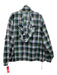 Woolrich Size L Navy & Green Synthetic Plaid Windbreaker Men's Jacket L