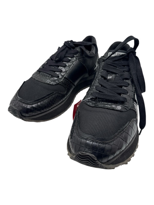 Kurt Geiger Shoe Size 42 Black Leather Embossed Sneaker Men's Shoes Black / 42