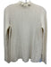 Theory Size P Cream Wool Blend Knit Rib Knit Neckline Mock Neck Sweater Cream / P