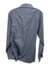 Lanvin Size M Blue & Multi Cotton Striped Button Down Men's Long Sleeve Shirt Blue & Multi / M
