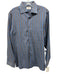 Lanvin Size M Blue & Multi Cotton Striped Button Down Men's Long Sleeve Shirt Blue & Multi / M