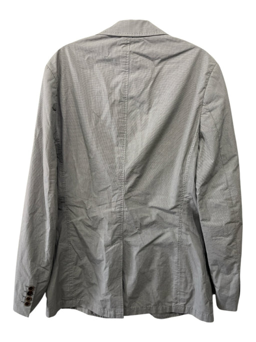Paul Smith Gray & Black Cotton Plaid 2 Button Men's Blazer Gray & Black / 40