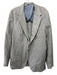 Paul Smith Gray & Black Cotton Plaid 2 Button Men's Blazer Gray & Black / 40