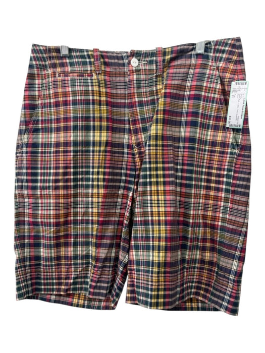 Polo Size 31 Red & Multi Cotton Plaid Men's Shorts Red & Multi / 31