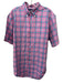 Polo Size M Pink & Blue Cotton Striped Polo Men's Short Sleeve Pink & Blue / M