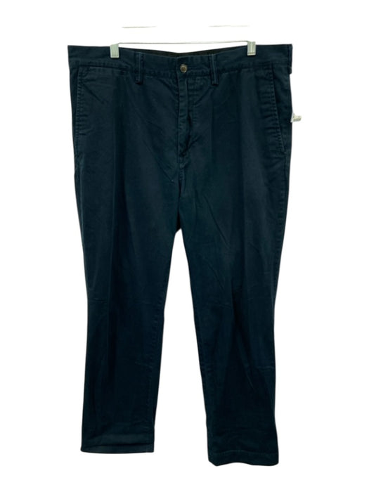 Polo Size 36 Navy Blue Cotton Solid Men's Pants Navy Blue / 36