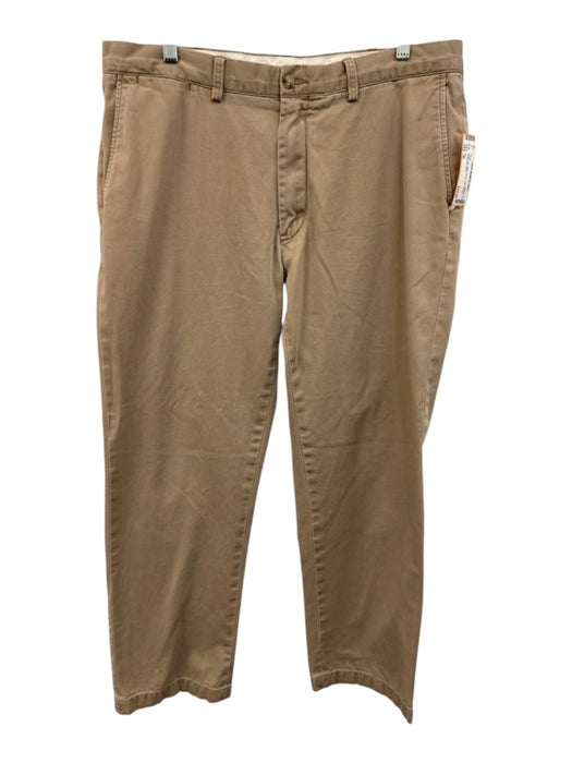 Polo Size 36 Beige Cotton Blend Solid Khakis Men's Pants Beige / 36
