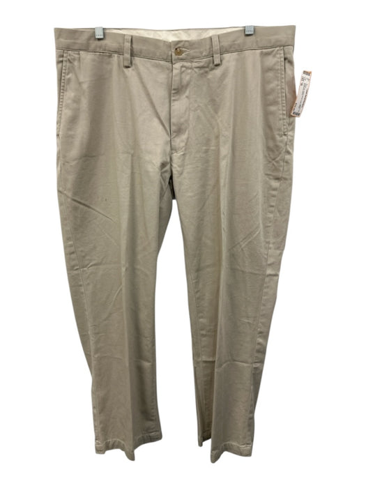 Polo Size 36 Beige Cotton Blend Solid Men's Pants Beige / 36