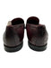 Vinci Shoe Size 42 Dark Red Snakeskin Solid Loafer Dress Men's Shoes Dark Red / 42