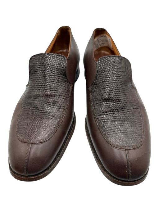 Alan Mcafee Shoe Size 11.5 AS IS Brown Lizard Solid Slip On Men's Shoes Brown / 11.5