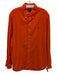 Ralph Lauren Size L Orange Cotton Blend Cordouroy Button Up Long Sleeve Shirt Orange / L