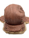 Mad Bomber Brown Leather Solid Lined Men's Hat Brown